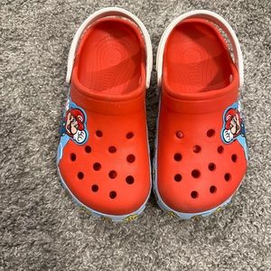 Light up Mario crocs